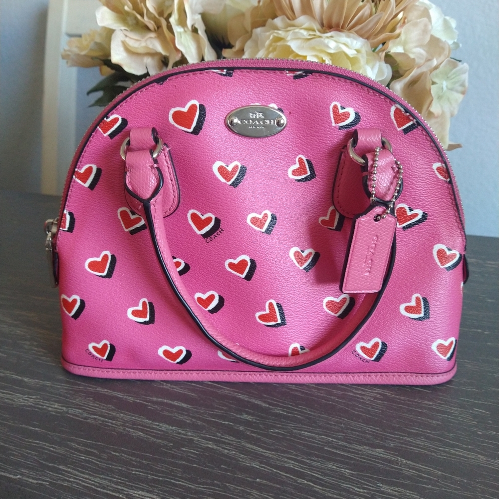 Coach Valentine Mini Cora Dome Satchel LIMITED EDITION
